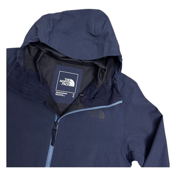 THE NORTH FACE Blue Waterproof Windproof Rain Outdoor Light Jacket Mens Small - Picture 2 of 6